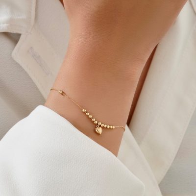 دستبند قلب و گوی