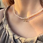 گردنبند دم وال با مروارید
