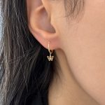 گوشواره حلقه ای پروانه