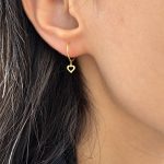 گوشواره حلقه ای قلب