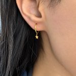 گوشواره حلقه ای ستاره