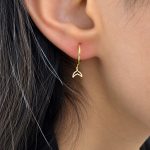 گوشواره حلقه ای دم وال