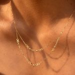 گردنبند دو لاین گوی و بینهایت